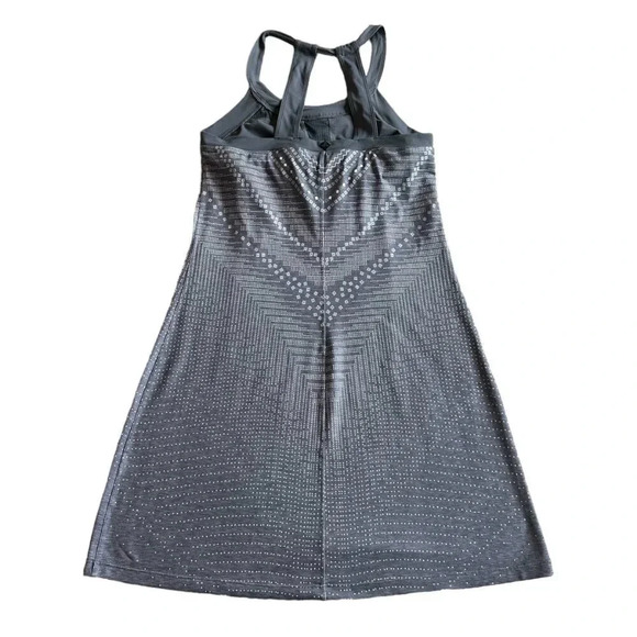 Prana Cantine Stretch Dress Geometric Grey Active Outdoor Size Small Women's - Picture 6 of 10